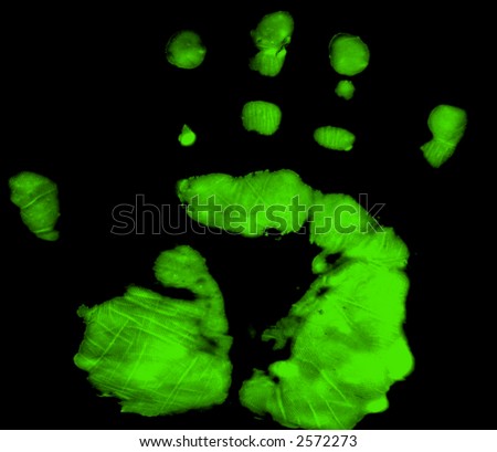 Outline Handprint