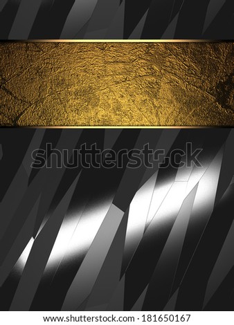 Abstract background iron, plate of copper for text. Design template. Design site