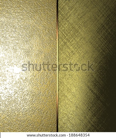 Two different textures texture gold. Design template. Design site
