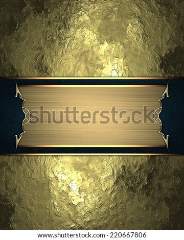 Gold background for design of writing the text for site. Design template. Design site