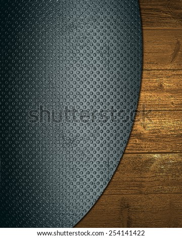 Grunge wooden background with blue texture. Design template. Design for site