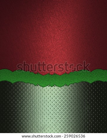 Red green background. Design template. Design site