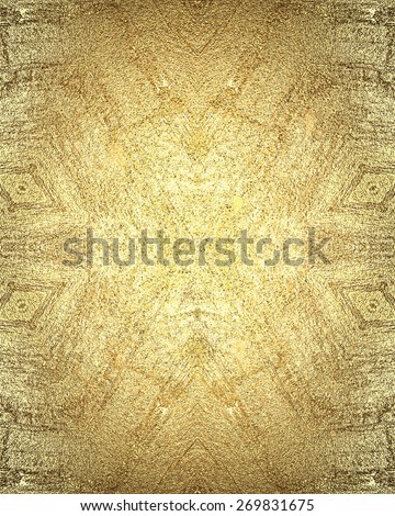 Element for design. Template for design. Abstract gold background