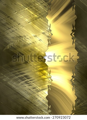 Abstract gold background with tape. Design template