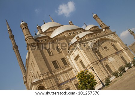 Mohammed Ali Basha Mosque citadel of salah el din in Cairo, Egypt