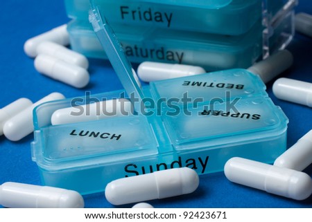 Medicine box for not forget to take medications