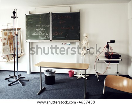 Learning room for medicine line occupation
