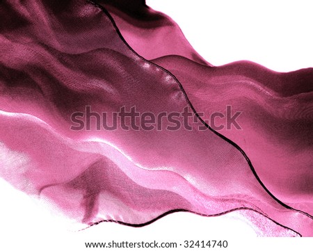 Vinous or violet flying silk