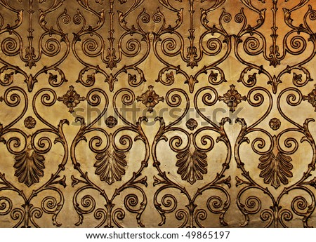 Golden Wall Texture