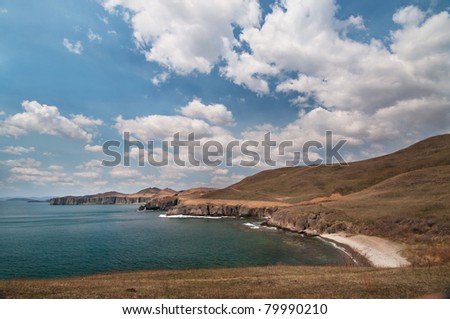 Landscape, Japan Sea, Coastline of Primorye, Far East of Russia, Slavyanka