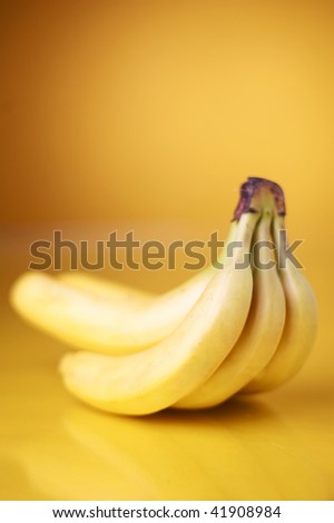 Bananas yellow vertical