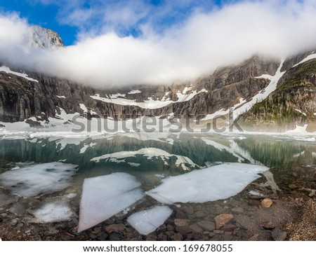 Iceberg lake, Glacier national park
