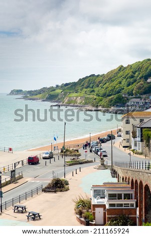 Ventnor Isle of Wight south coast of the island tourist town