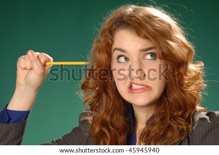 Woman Face Pencil