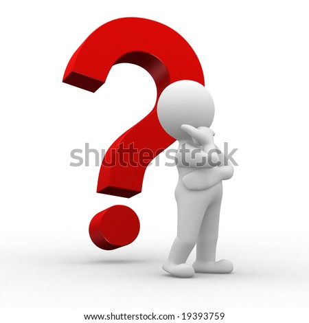 pics of question marks. with a red question mark