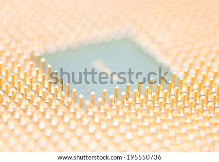 CPU isolated on a white background
