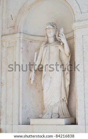 Classic female statue