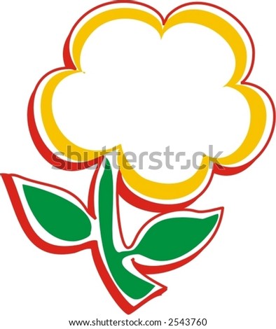 Flower Logo Stock Vector Illustration 2543760 : Shutterstock