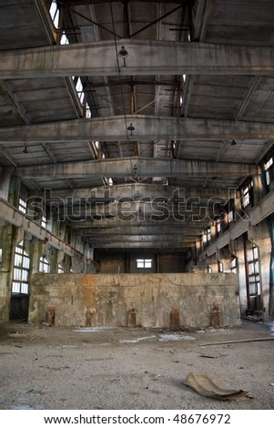 Abandoned Industrial interior