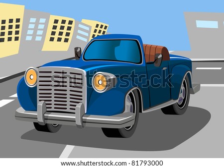 Old Car Cartoon