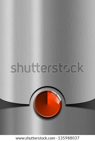 Red and Metal Business Background / Metallic modern template background with red metal plate