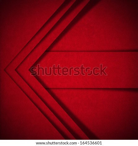 Red Velvet Abstract Background / Aged red velvet texture background with geometric forms and shadows