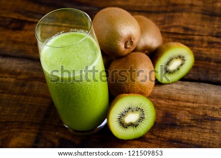 green kiwi juice