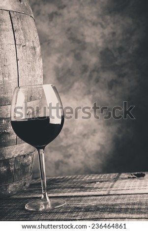 aged fine wine