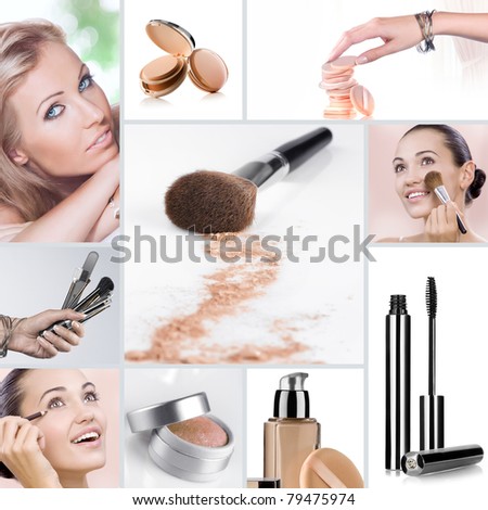 Lifestyle - Pagina 2 Stock-photo-cosmetic-theme-collage-composed-of-different-images-79475974