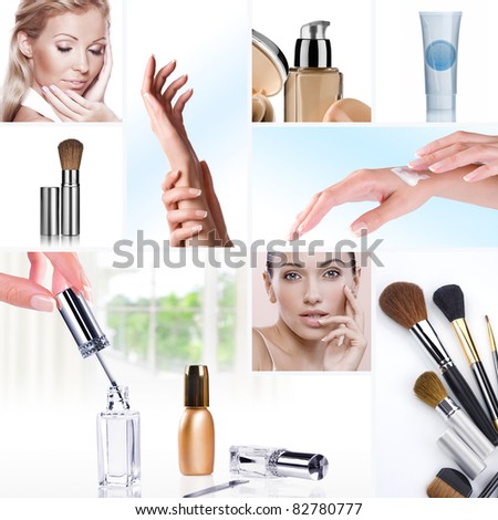 Lifestyle - Pagina 2 Stock-photo-cosmetic-theme-collage-composed-of-different-images-82780777