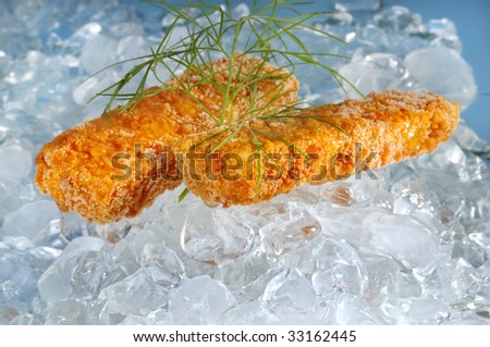 fish sticks on ice