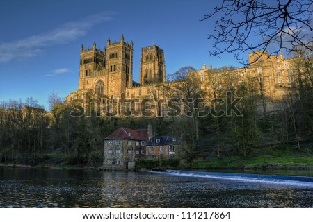 Durham Cathedral captured on a spring evening