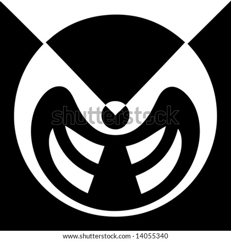 Logo Design Black  White on Black And White Logo Image   Vector Illustration   Design Element