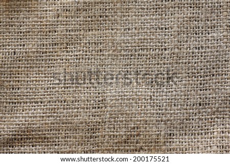 texture of jute bag, individual fibers, visible entanglement and structure of fabric, macro