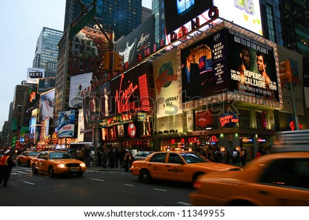 new york times square at night. Times Square in New York