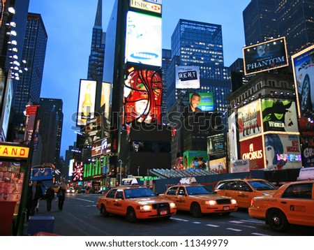 pictures of new york city at night. in New York City at night