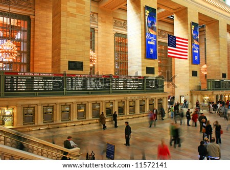 Celebrating The Earth Day NY in Grand Central Station
