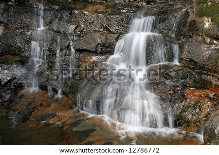 Laurel Falls in the Great Smoky Mountains National Park in spring