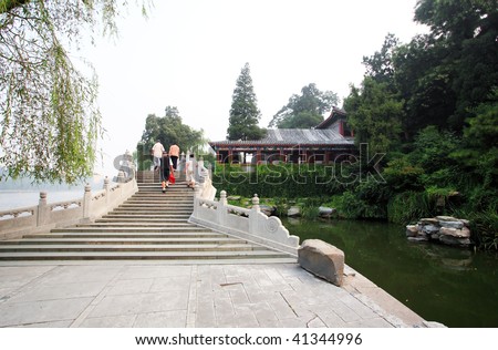 The Beihai (North-Sea) Park, a royal retreat near Forbidden City Beijing