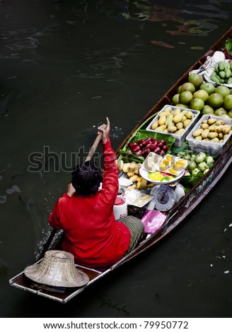 Thailand River market