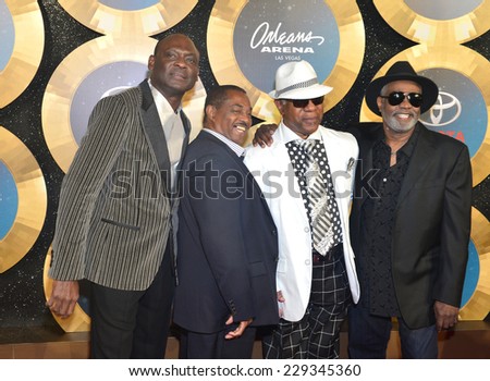 LAS VEGAS - NOV 07 : The Kool and the Gang band attends the 2014 Soul Train Music Awards at the Orleans Arena on November 7, 2014 in Las Vegas, Nevada.