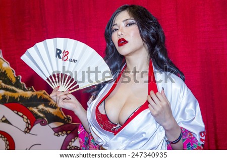LAS VEGAS - JAN 23 : Adult film actress Anri Okita attends the 2015 AVN Adult Entertainment Expo at the Hard Rock Hotel & Casino on January 23, 2015 in Las Vegas.