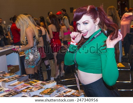 LAS VEGAS - JAN 23 : Adult film actress Ludella Hahn attends the 2015 AVN Adult Entertainment Expo at the Hard Rock Hotel & Casino on January 23, 2015 in Las Vegas.