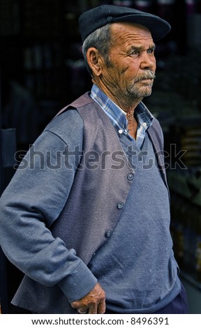 stock photo portrait of a turkish man in Ankara