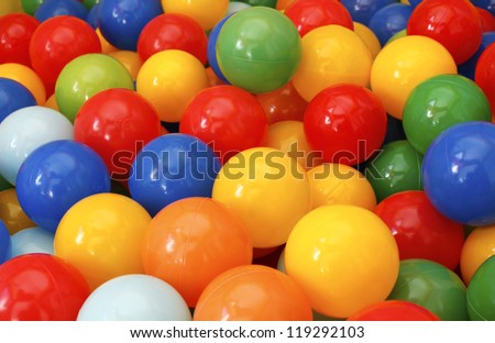 colored balls background