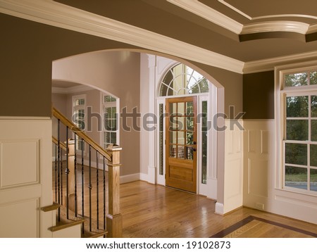Luxury Home Entrance way with Staircase