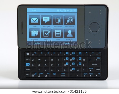 Smart Phone QWERTY keypad front view