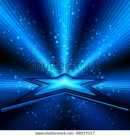 Star Background on Vector Star Background Gold Celebration Background Wit Find Similar