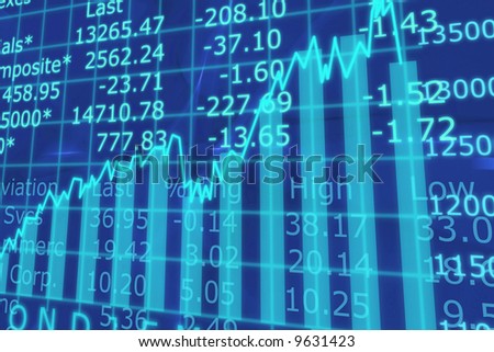 stock market. Render Stock Market Graph