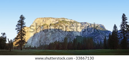 Panoramic Stitch Velvia: Yosemite National Park California USA